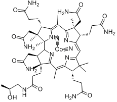 二氰基钴啉醇酰胺分子式结构图