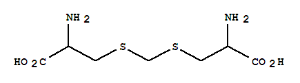 黎豆氨酸;黎豆氨酸;亚甲基硫化二初油氨基酸；甲烯胱氨酸；今可豆氨酸；S-亚甲胱氨酸分子式结构图