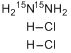 联氨-15N2二盐酸盐分子式结构图