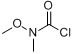 N-甲氧基-N-甲氨基甲酰氯分子式结构图