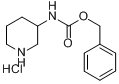 3-苄氧羰基氨基哌啶盐酸盐分子式结构图