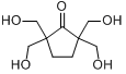 2,2,5,5-Tetrakis(hydroxymethyl)cyclopentanone分子式结构图