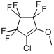 1-氯-3,3,4,4,5,5-甲氧基环戊烯分子式结构图