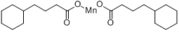 环己烷丁酸锰(II)分子式结构图