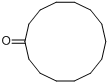 环十四烷-1-酮;环十四烷-1-酮;分子式结构图