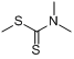 甲基二甲二硫氨基甲酸;甲基二甲二硫氨基甲酸标准品分子式结构图