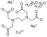 乙二胺基四乙酸铜二钠盐分子式结构图