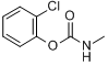 害扑威;2-氯苯基-N-甲基氨基甲酸酯；分子式结构图