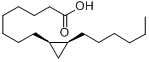 顺9,10环甲基十七烷酸;顺9,10环甲基十七烷酸;分子式结构图