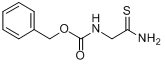 N-苄氧甲酰甘氨酸硫代酰胺分子式结构图