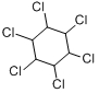 六六六;1,2,3,4,5,6-六氯环己烷;氯代环烷烃;除林丹;六氯环己烷分子式结构图