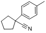 1-(4-甲基苯基)-1-氰基环戊烷分子式结构图