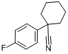 1-(4-氟苯基)环己烷甲腈分子式结构图