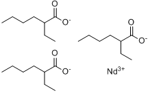 2-乙基己酸钕分子式结构图