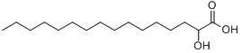 2-羟基十六烷酸分子式结构图