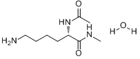 Nα-乙酰-L-赖氨酸甲基酉酯盐酸盐分子式结构图