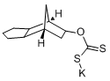 O-三环[5.2.1.02,6]癸-9-基二硫代碳酸钾盐分子式结构图
