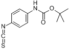 N-Boc-4-异硫氰基苯胺分子式结构图