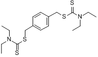 p-亚二甲苯双(N,N-二乙基二硫代氨基甲酸盐)分子式结构图