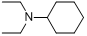 N,N-二乙基环己胺;N,N-二乙基环己胺;分子式结构图