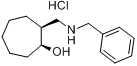 顺-2-苄基氨基-1-环庚醇盐酸盐分子式结构图