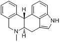 (-)-(6aR,12bR)-4,6,6a,7,8,12β-六氢-7-甲基吲哚[4,3-a]菲啶分子式结构图