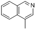 4-甲基异喹啉;4-甲基异喹啉;分子式结构图