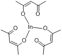 2,4-戊二酮酸铟;2,4-戊二酸铟;三(2,4-戊二酮酸)铟(III);2,4-戊二酮酸铟,98%分子式结构图