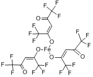 三(六氟乙酰基丙酮酸)铁分子式结构图