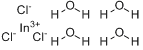 氯化铟(Ⅲ)四水合物分子式结构图