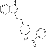 吲哚拉明;吲哚拉明;吲哌胺分子式结构图