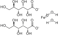 葡萄糖酸亚铁;葡糖酸亚铁;葡萄糖酸亚铁分子式结构图
