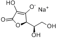 D-异抗坏血酸钠;赤藻糖酸钠;异维生素C钠;异抗坏血酸钠;D-2,3,4,5,6-五羟基-2-己烯酸-4-内酯钠分子式结构图