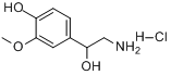 DL-去甲变肾上腺素盐酸盐分子式结构图