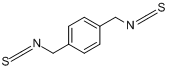 对亚二甲苯二硫氰酸分子式结构图