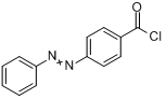 对苯偶氮基苯甲酰氯分子式结构图