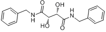 (?)-N,N-二苯甲基-D-酒石二酰胺分子式结构图