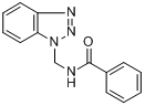 N-(1H-苯并三唑-1-基甲基)苯酰胺分子式结构图