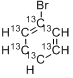 溴苯-13C6分子式结构图