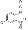 4-甲氧基-2-硝基异氰酸苯酯分子式结构图