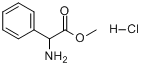 L-苯甘氨酸甲酯盐酸盐分子式结构图