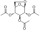 1,6-脱水-β-D-葡萄糖-2,3,4-三邻醋酸分子式结构图