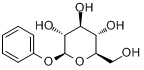 苯基-β-D-葡萄糖吡喃糖苷水合物分子式结构图