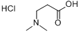 3-二甲基氨基丙酸盐酸盐分子式结构图