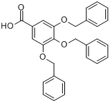 3,4,5-三(苄氯基)安息香酸分子式结构图