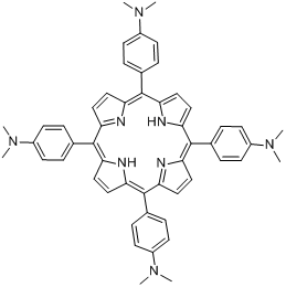 5,10,15,20-四-(二甲基氨基苯)卟啉分子式结构图