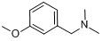 3-甲氧基-N,N-二甲基苄胺分子式结构图