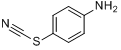 4-氨基苯硫氰酸酯分子式结构图