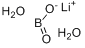 偏硼酸锂二水分子式结构图