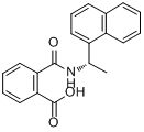 (S)-(+)-N-[1-(1-萘基)乙基]酞酰胺酸分子式结构图